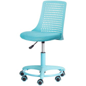 Кресло детское TetChair Kiddy бирюзовое (ткань, пластик)