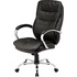 Кресло для руководителя Easy Chair EChair-515 RT чёрное (рециклированная  кожа, металл)