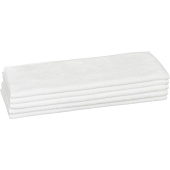 Полотенце махровое Luscan 70х130 см 500 г/кв.м белое 5 штук в упаковке