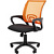 Кресло офисное Комус Мебель Easy Chair 304 оранжевое/чёрное  (сетка/ткань, пластик)
