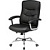 Кресло для руководителя Easy Chair 550 TR чёрное (рециклированная кожа с  компаньоном, металл)