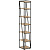 Стеллаж для документов Loftis LMHC 40 (дуб бофорд/черный, 400х430х2253 мм)