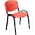Стул офисный Easy Chair Изо красный пластик металл чёрный (573679)