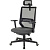 Кресло для руководителя Easy Chair 663 TC-H чёрное (сетка/ткань,  пластик)