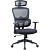 Кресло для руководителя Easy Chair 646 TC чёрное (сетка/ткань, пластик)