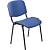 Стул офисный Easy Chair ИЗО/ISO синий экокожа металл чёрный (1647586)
