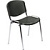 Стул офисный Easy Chair Изо чёрный пластик металл хромированный (573682)