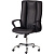 Кресло для руководителя Easy Chair Boston черное (искусственная кожа, металл)