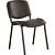 Стул офисный Easy Chair ИЗО/ISO чёрный кожзаменитель металл чёрный  (1332052)