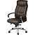 Кресло для руководителя Easy Chair 534 TL коричневое (натуральная кожа с компаньоном, металл)