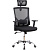 Кресло для руководителя Easy Chair 650 TC чёрное (сетка/ткань, металл)