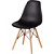 Стул обеденный TetChair Cindy (Eames) 20245 чёрный (пластик, массив   дерева)