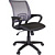Кресло офисное Комус Мебель Easy Chair 304 серое/чёрное (сетка/ткань,  пластик)