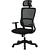 Кресло для руководителя Easy Chair 634 TC чёрное (сетка/ткань, нейлон)