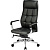 Кресло для руководителя Easy Chair 597 ML чёрное (натуральная кожа,  алюминий)