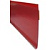 Ценникодержатель полочный самоклеящийся DBR39 длина 1000 мм красный (50  штук в упаковке)