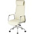 Кресло для руководителя Easy Chair EChair-528 ML белое (натуральная кожа  с компаньоном, алюминий)