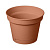 Горшок для цветов Idiland Mint 2.3 л терракотовый (18.5x14.2 см)