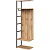 Шкаф Easy to lead K-Loft 241H029 дуб натуральный/чёрный 670х400х2105 мм