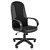 Кресло для руководителя Комус Мебель Easy Chair 682 чёрное  (ткань/экокожа, пластик)