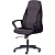 Кресло для руководителя Easy Chair Impreza черное/серое (искусственная кожа/ткань/сетка, пластик)