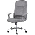 Кресло для руководителя Easy Chair СН-277 серое (ткань, металл)
