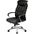 Кресло для руководителя Easy Chair EChair-534 TL чёрное (натуральная  кожа с компаньоном, металл)