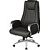 Кресло для руководителя Easy Chair EChair-518 ML чёрное (натуральная  кожа с компаньоном, металл)