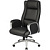 Кресло для руководителя Easy Chair EChair-545 ML чёрное  (натуральная  кожа с компаньоном, металл)