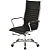 Кресло для руководителя Easy Chair 704 TL черное (натуральная кожа с компаньоном, металл)