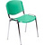 Стул офисный Easy Chair Изо зелёный пластик металл хромированный  (573687)