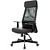 Кресло для руководителя Easy Chair 651 чёрное (экокожа/сетка,  металл)