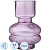 Ваза для цветов Lefard Fusion violet фиолетовая (высота 22 см)