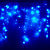Гирлянда светодиодная голубой свет 2.4x0.6 м