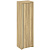 Гардероб Corner COR.GB-1 R (гикори песоч./ваниль, 600x450x2000 мм)