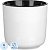 Горшок для цветов Idiland Nature 6 л внутренней вставкой 4 л белый  (21x21.5 см)