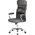 Кресло для руководителя Easy Chair 591 TC серое/черное (сетка/ткань, металл)