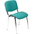 Стул офисный Easy Chair Изо зелёный ткань металл хромированный (550731)