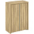 Шкаф для документов Corner COR.ST-2.3 (гикори песочный/ваниль, 900х450х1231 мм)