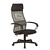 Кресло для руководителя Easy Chair 655 TTW серое/чёрное (искусственная  кожа/сетка/ткань, пластик)